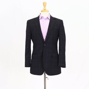 Byron 38R Gray Blazer Sport Coat Jacket 2-Button Check Y050